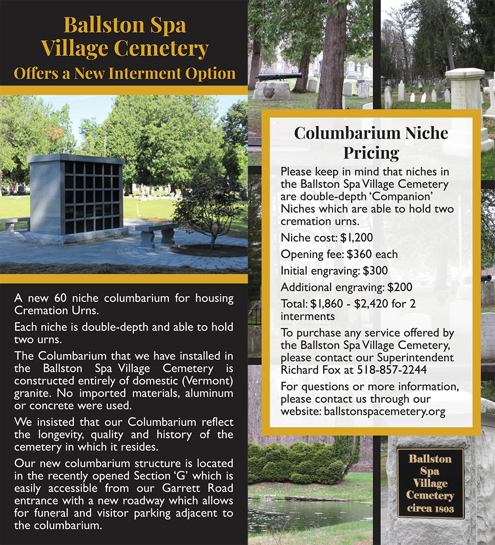 internment1000 Ballston Spa Cemetery Association